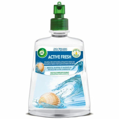 AIR WICK Active Fresh ανταλλακτικό θαλλασινή αύρα & μανόλια 228ml