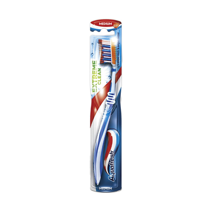 Aquafresh οδοντόβουρτσα extreme clean μέτρια 1τεμ