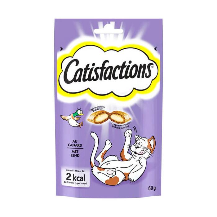 Catisfactions γατοτροφή κροκέτα πάπια 60gr