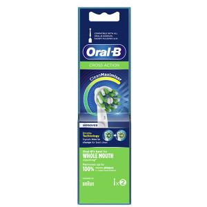 ORAL-B ΑΝΤΑΛΛΑΚΤΙΚΑ ΟΔΟΝΤΟΒΟΥΡΤΣΑΣ 2τεμ. - (CROSS ACTION PRO)