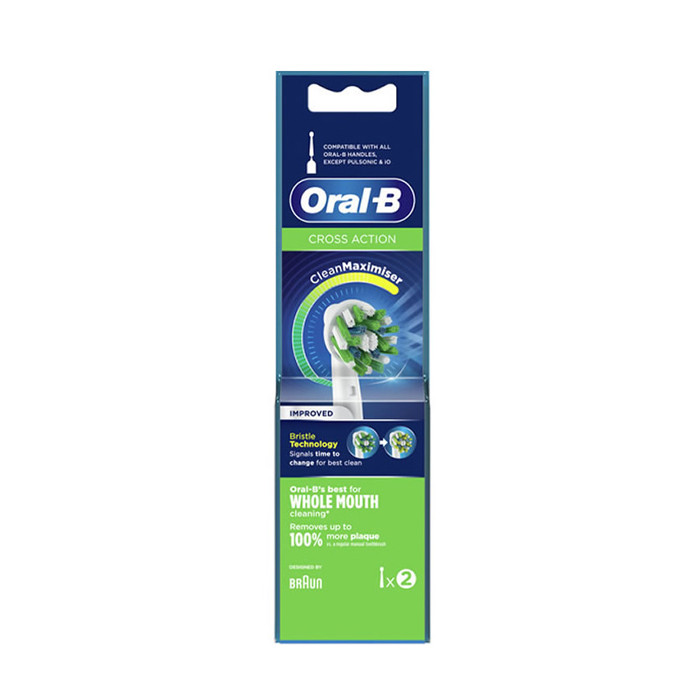 ORAL-B ΑΝΤΑΛΛΑΚΤΙΚΑ ΟΔΟΝΤΟΒΟΥΡΤΣΑΣ 2τεμ. - (CROSS ACTION PRO)