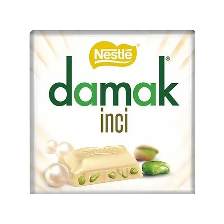 Nestle damak σοκολάτα λευκή με φυστίκι 60gr