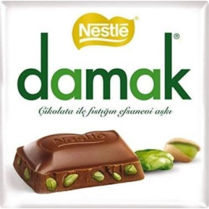 Nestle damak σοκολάτα γάλακτος με φυστίκι 60gr