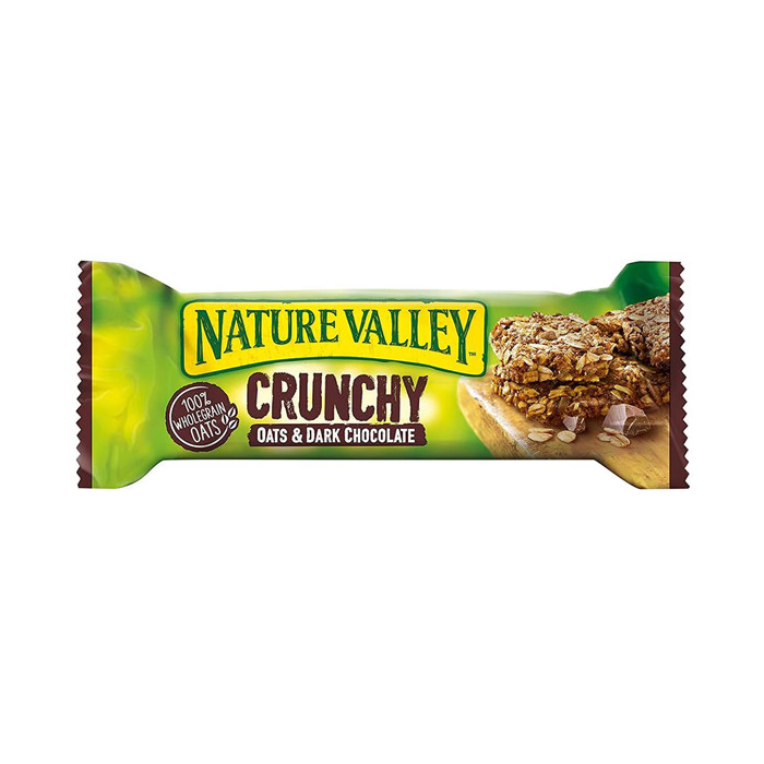 NATURE VALLEY ΤΡΑΓΑΝΕΣ ΜΠΑΡΕΣ ΜΟΥΣΛΙ ΜΕ ΜΑΥΡΗ ΣΟΚΟΛΑΤΑ 42gr.