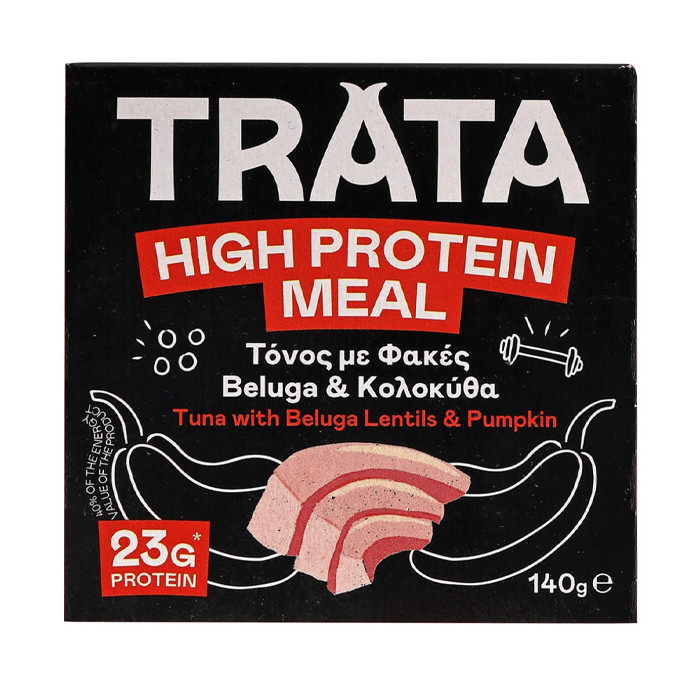 TRATA ΤΟΝΟΣ HIGH PROTEIN 140gr - (ΜΕ ΦΑKEΣ & ΚΟΛΟΚΥΘΑ)