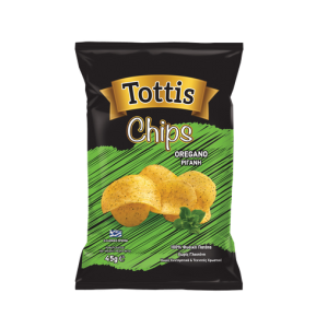 TOTTIS CHIPS 45gr. - (ΡΙΓΑΝΗ)