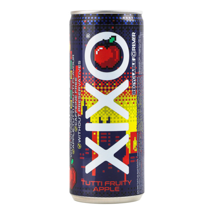 Xixo αναψυκτικό tutti fruity apple 250ml