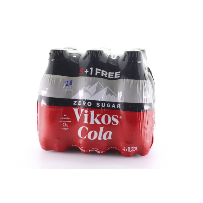 Βίκος cola με μηδέν ζάχαρη 6x330ml