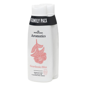 PAPOUTSANIS AROMATICS ΑΦΡΟΛΟΥΤΡΟ FAMILY PACK 2x650ml - (GARDENIA BLISS)