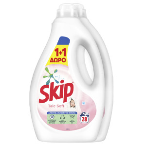 SKIP ΥΓΡΟ  28μεζ. (1,40 lit) - (1+1ΔΩΡΟ) (TALC SOFT)