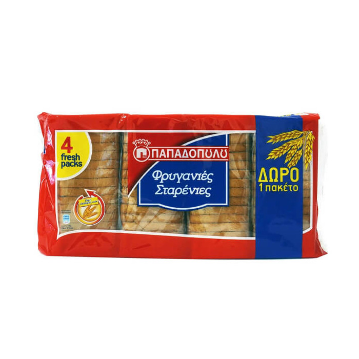 ΠΑΠΑΔΟΠΟΥΛΟΥ ΦΡΥΓΑΝΙΕΣ ΣΤΑΡΕΝΙΕΣ (4x127gr.)