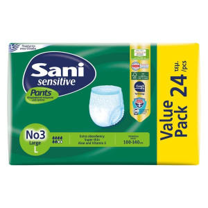 SANI ΠΑΝΕΣ ΑΚΡ. ΒΡΑΚΑΚΙ Νο3 VALUE PACK 24Τ (LARGE)