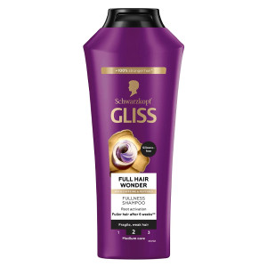 GLISS SHAMPOO 400ml - (FULL HAIR WONDER)