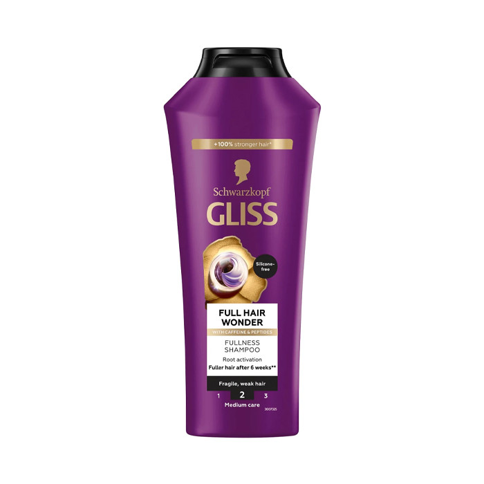 GLISS SHAMPOO 400ml - (FULL HAIR WONDER)