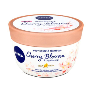 NIVEA BODY SOUFFLE 200ML CHERRY BLOSSOM WITH JOJOBA OIL