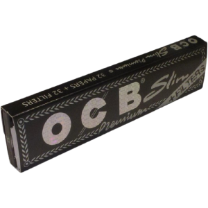 OCB χαρτάκια slim premium με τζιβάνες 32τεμ  - 1