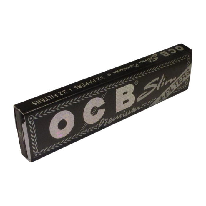 OCB χαρτάκια slim premium με τζιβάνες 32τεμ  - 2