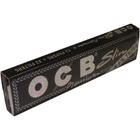 OCB χαρτάκια slim premium με τζιβάνες 32τεμ  - 2