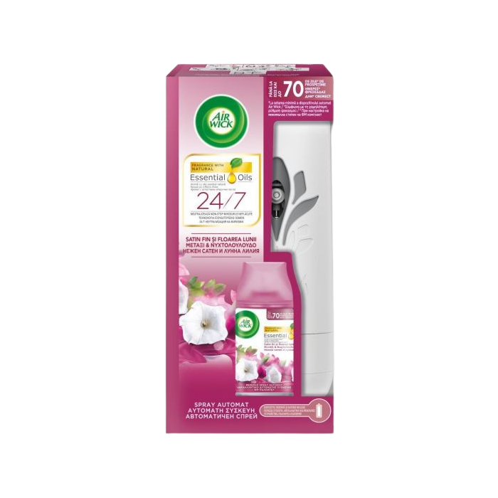 AIR WICK Freshmatic αυτόματη συσκευή διάχυσης αρώματος & ανταλλακτικό Smooth & Moon Lily 250ml