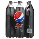 Pepsi max αναψυκτικό cola χωρίς ζάχαρη 6x1,5lt