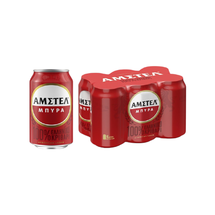 Amstel μπύρα 6x330ml