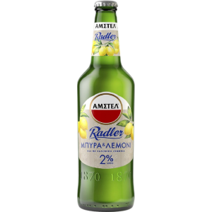 Amstel radler μπύρα με λεμόνι φιάλη 500ml Amstel beer - 1