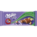 Milka σοκολάτα με κομμάτια φουντουκιού 100gr Milka - 1