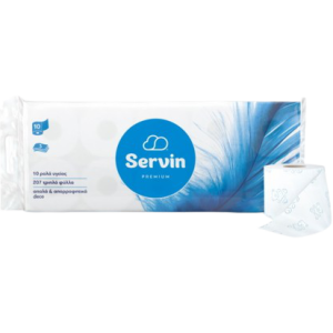 Servin χαρτί υγείας premium 3φυλλο 10x95gr Servin - 1