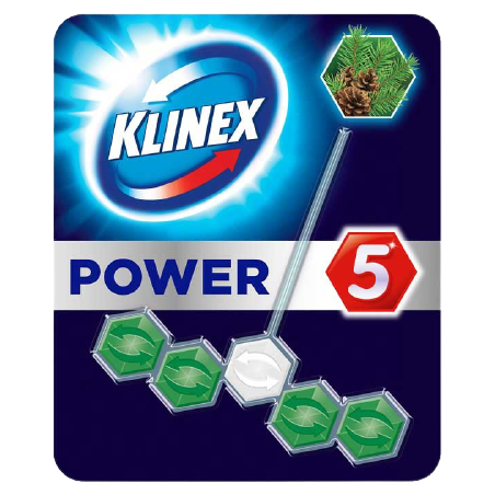 Klinex WC block με άρωμα πράσινο λεμόνι 55gr Klinex - 1