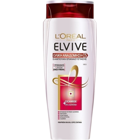 Elvive σαμπουάν ολικής αναδόμησης total repair 5 400ml Elvive Loreal - 1