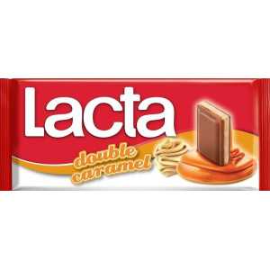 Lacta σοκολάτα double caramel 100gr