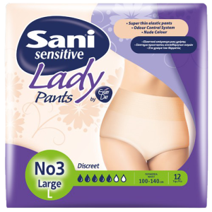 Sani sensitive lady pants No3 (L) 12τεμ