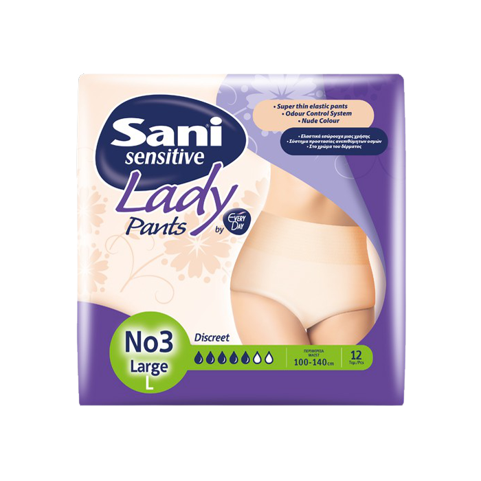 Sani lady pants No3 large 12τεμ Sani - 1