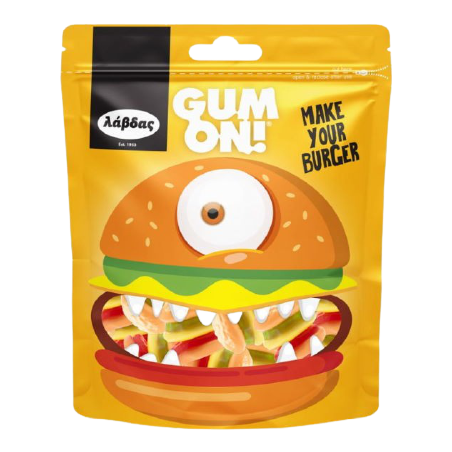 Λάβδας gum on ζελεδάκια burger 90gr