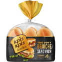 Κρις κρις the soft brioche ψωμάκια σάντουιτς 6x57gr