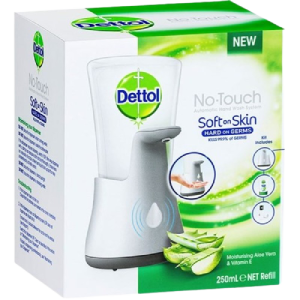 Dettol no touch αυτόματη συσκευή με ανταλλακτικό aloe vera 250ml Dettol - 1