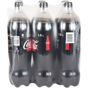 Coca cola αναψυκτικό zero χωρίς ζάχαρη 6x1.5lt