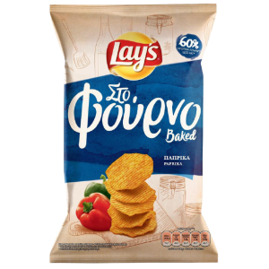 Lays πατατάκια φούρνου πάπρικα 105gr Lay's chips - 1