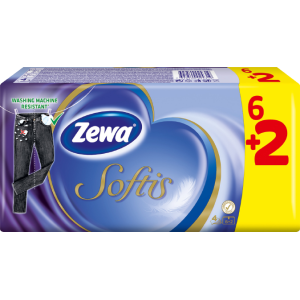 Zewa softis χαρτομάντηλα τσέπης 8τεμ Zewa - 1