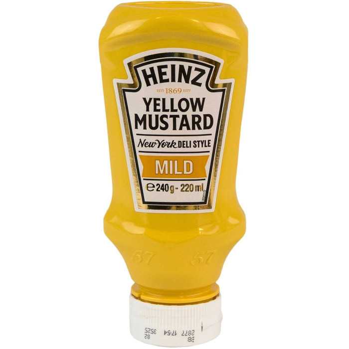 Heinz μουστάρδα απαλή 240gr