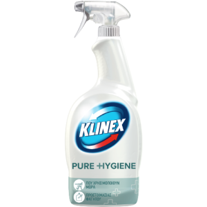 Klinex hygiene υγρό καθαριστικό απολυμαντικό pure powder fresh spray 750ml