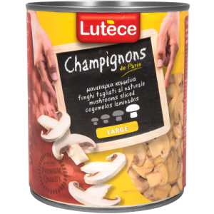 Lutece μανιτάρια κομμένα 800gr Lutece - 1