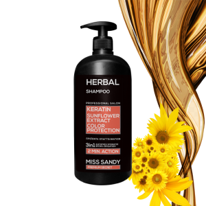 Miss Sandy σαμπουάν herbal keratin & sunflower 750ml Miss Sandy - 1