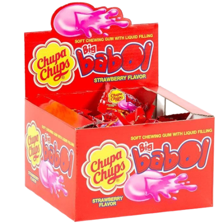 Chupa chups big babol φράουλα 60τεμ