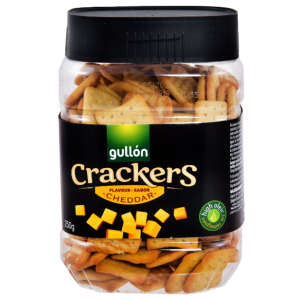 Gullon crackers με cheddar 250gr Gullon - 1