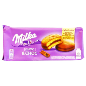 Milka μπισκότα choc & choc με σοκολάτα 150gr Milka - 1