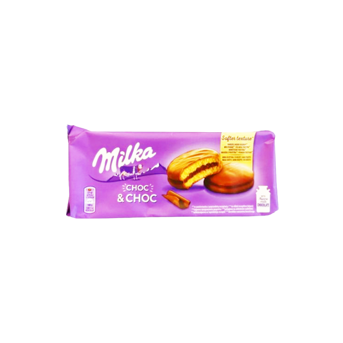 Milka μπισκότα choc & choc με σοκολάτα 150gr