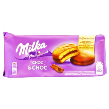 Milka μπισκότα choc & choc με σοκολάτα 150gr