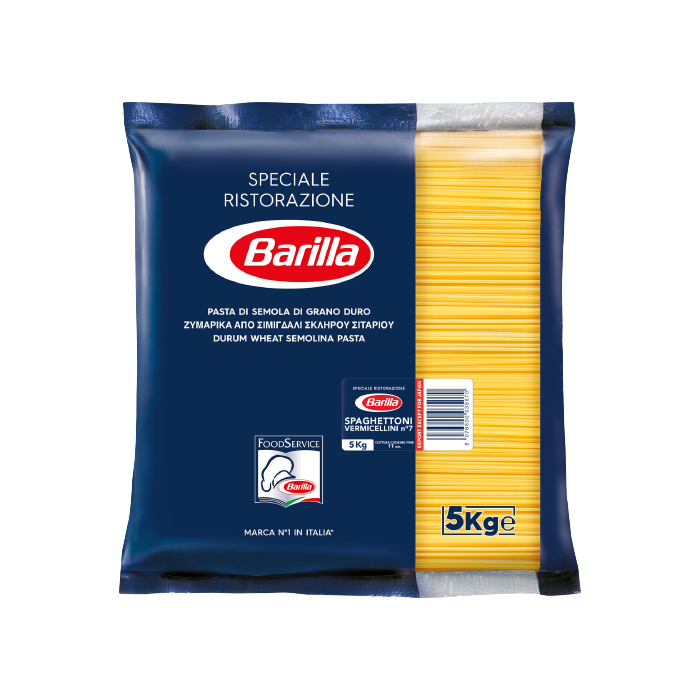 Barilla ζυμαρικά spaghettoni vermicelini No7 5kg