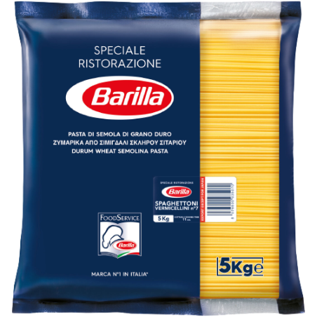 Barilla ζυμαρικά spaghettoni vermicelini No7 5kg